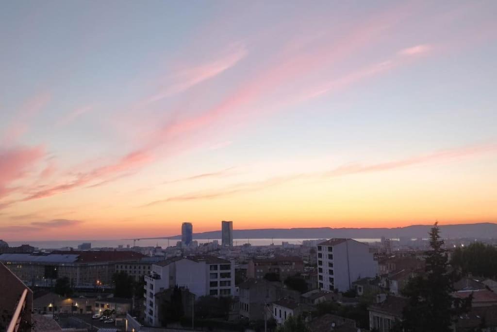 T3 Le Designer 4E-Terrasse-Climatisation & Netflix Apartment Marseille Ngoại thất bức ảnh